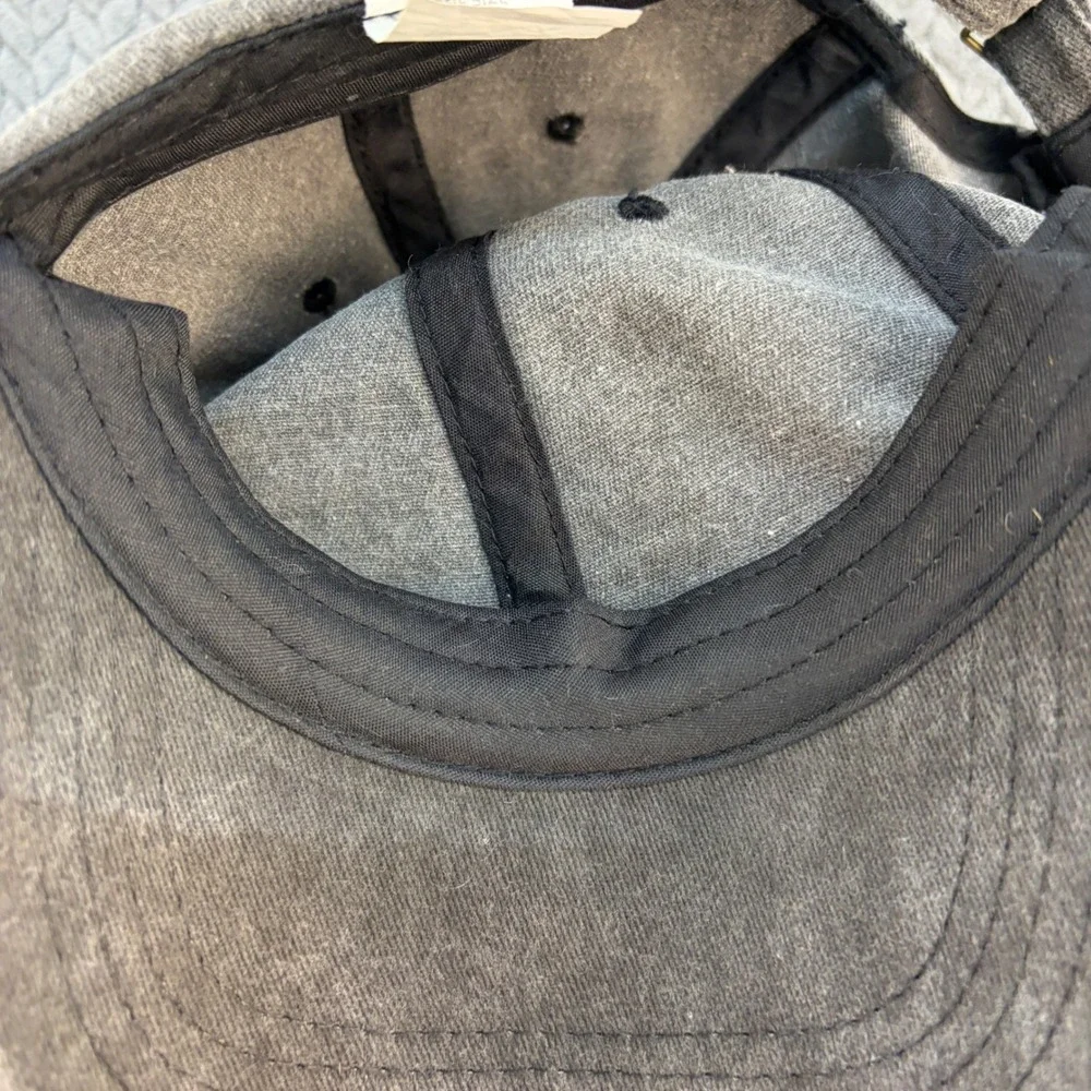 Top Secret Funny Work Humor Baseball Cap Washed Grey Cotton Adjustable Hat